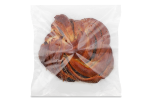 Булочка Равлик з сливовим повидлом 250г плівка Міра 22