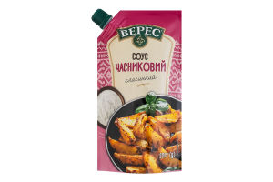 Соус майонезный классический нестерилизованный Чесночный Верес д/п 200г