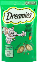 Корм сухий додатковий для дорослих котів та кошенят старше 8 тижнів Зі смаком котячої м'яти Dreamies д/п 60г