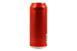 Напій слабоалкогольний 500мл 7% сильногазований Порнстар Cocktails Shake з/б