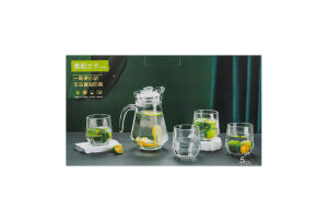 Набір Графин + склянка 4шт №KYYW031 Greenwich Products Co. Limited 1шт
