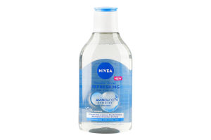Вода мицеллярная освежающая для нормальной кожи лица, глаз и губ Nivea 400мл