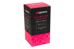 Бленд фруктовый с ароматом летних ягод Фруктовая вечеринка Gemini в/с к/у 25х2г
