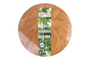 Дошка кухонна дерев"яна кругла 30см Забава