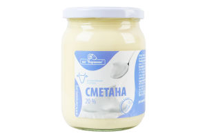 Сметана 20% Бараново с/б 500г