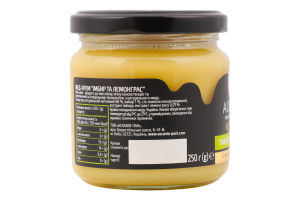 Крем-мед Имбирь и лемонграсс Асканія с/б 250г