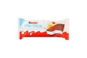 Пирожное бисквитное с молочной начинкой Milk-slice Kinder м/у 28г