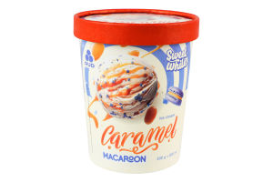Морозиво з комбінованим складом сировини Карамель-макарон Rud ст 300г