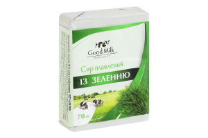 Сир плавлений 35% із зеленню Good Milk м/у 70г