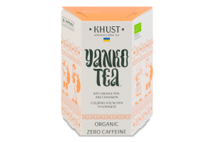 Чай травяной органический с цедрой апельсина и корицей Янко-чай к/у 50г
