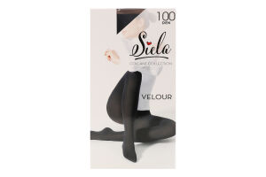 Колготки жіночі Siela Velour 100den 4 nero
