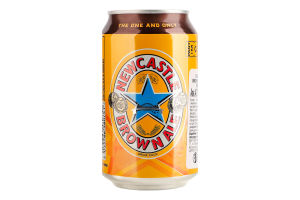 Пиво 330мл 4.7% напівтемне пастеризоване Brown Ale Newcastle з/б