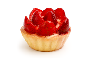 Пирожное Корзинка клубничная