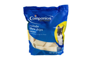 Companion Rawhide Chew Chips for Dogs 32 OZ