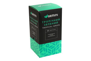 Чай зеленый со вкусом экзотических фруктов Тропический Gemini в/с к/у 25х1.5г