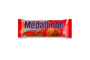 Вафлі солоні з томатом та базиліком Medallions Lekorna м/у 90г