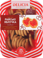 Печенье сдобное со вкусом вишни Райские яблочки Delicia лоток 350г