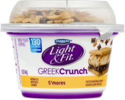 Dannon Light & Fit Greek Crunch Nonfat Yogurt S'mores