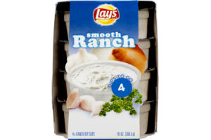 Lays Smooth Ranch Dips to Go - 4 PK