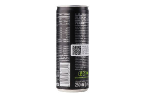 Напиток энергетический безалкогольный сильногазированный After alcohol King of the night Black Energy ж/б 250мл