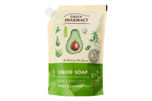Мило рідке Алое та авокадо 460мл д/п Green Pharmacy