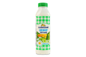 Кефір 1% питний Селянський п/пл 420г