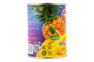 Ананас кольцами в сиропе Tropic life ж/б 540г