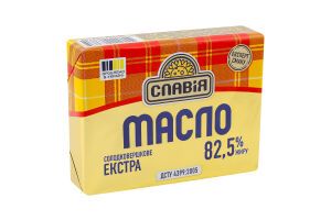 Масло 82.5% солодковершкове екстра Баштанське Славія м/у 180г