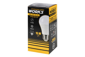 Лампа LED Work'S Long-Life A60-15W-3K-E27 136530