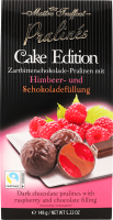 Тістечко-праліне Малина в чорному шоколаді 148г Метр Трюффо