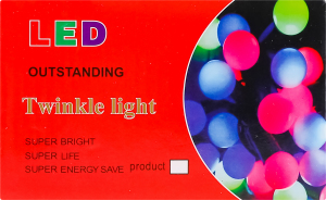 Електрогірлянда Петарда 90LED білий 8режимів