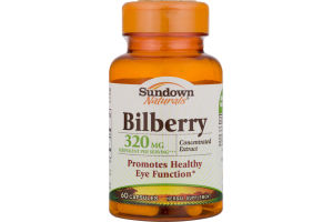 Sundown Naturals Bilberry 320mg - 60 CT