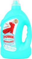 Гель д/прання кольорових речей 4000г Пауер де люкс