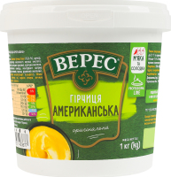 Гірчиця оригінальна нестерилізована Американська Верес відро 1кг