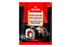 Смесь семян кунжута белого и черного Akura м/у 50г