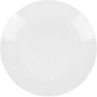 Тарілка обідня біла склокераміка d25см №СК28-06-318 Linyi Boyou Ceramic Co. Ltd 1шт