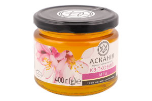 Мед натуральный цветочный Асканія с/б 400г