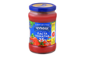 Паста томатная 25% Чумак с/б 300г
