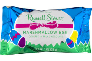 Russell Stover Marshmallow Egg Covered in Milk Chocolate