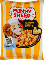 Попкорн соленый со вкусом сыра Funny Sheep м/у 90г