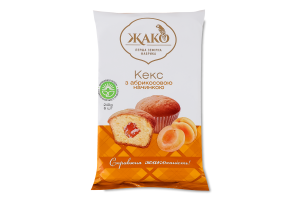 Кекс з абрикосовою начинкою Жако м/у 240г