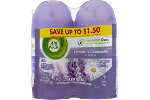Air Wick Freshmatic Ultra Automatic Spray Lavender & Chamomile - 2 CT