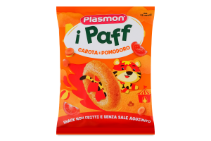 Снеки кукурузные для детей от 12мес с морковью и томатами Baby Puffs Plasmon м/у 15г