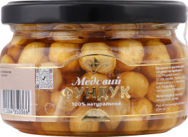 Медовий фундук 250г с/б