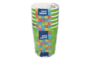 Стакан Weekend одноразовий паперовий 6шт 350мл х6