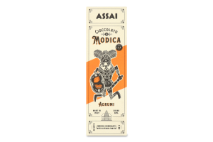 Шоколад чорний Assai з цитрусовою цедрою