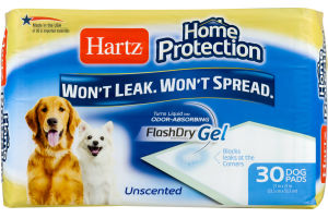 Hartz Home Protection Dog Pads Flash Dry - 30 CT