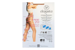 Колготки жіночі Elegante Support Modelling&Compression 20den 4 natural