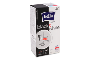 Прокладки Bella Panty Slim white+black стринг 20+20шт