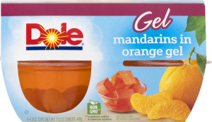 Dole Gel Mandarins In Orange Gel - 4 CT